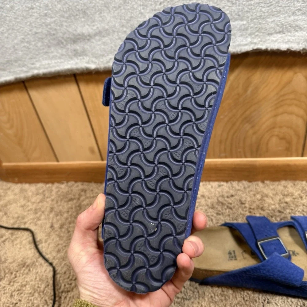 Birkenstock Arizona Desert Buck Indigo Blue Nubuck Regular 41 US 10